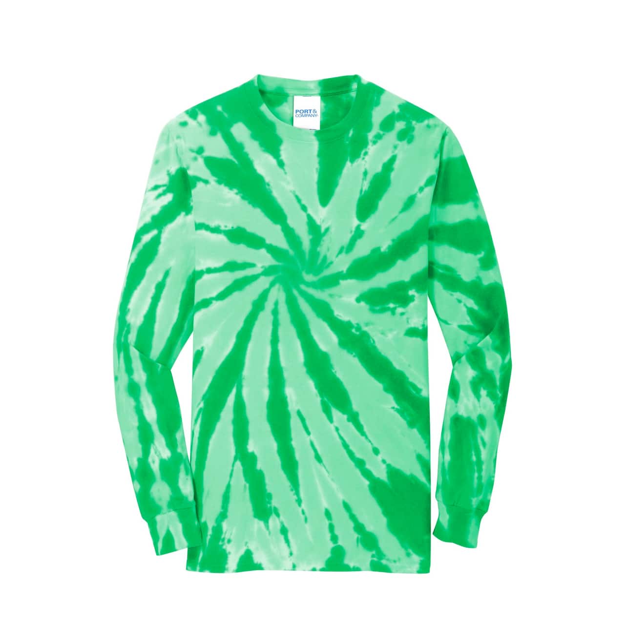 Port & Company® Long Sleeve Tie-Dye Adult T-Shirt